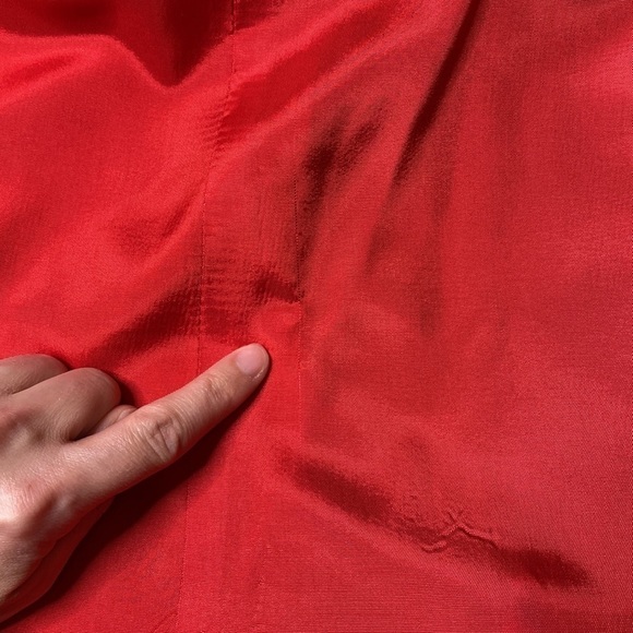 Vintage Stephen Douglas Wool Blazer Red Pure Wool Button Blazer Jacket M/L - Picture 9 of 9